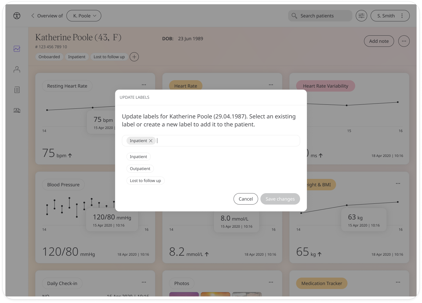 Status filters