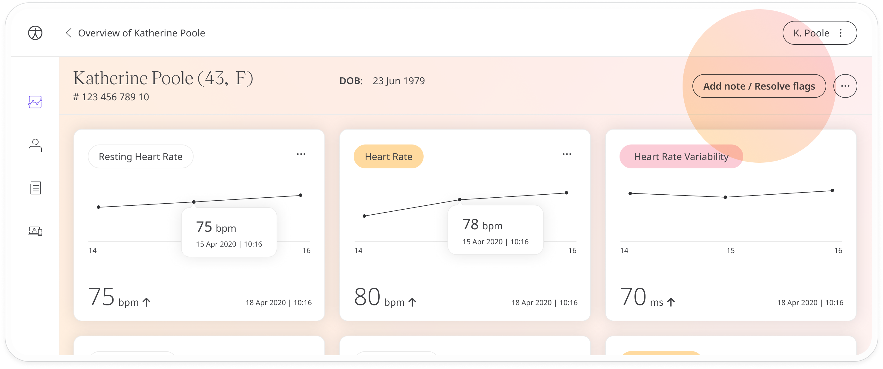 Resolve from dashboard