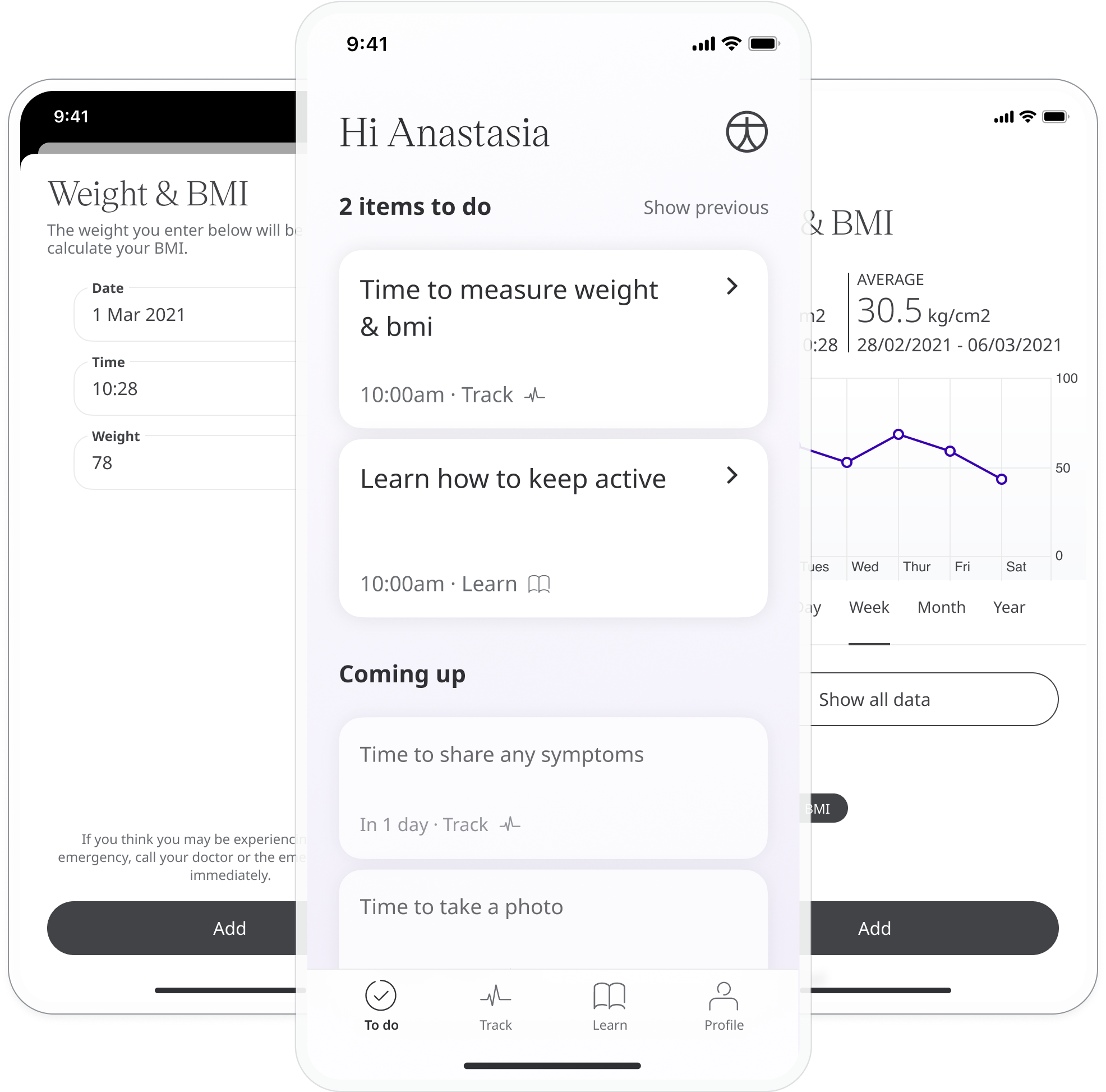 Reporting Weight for BMI in the Huma App