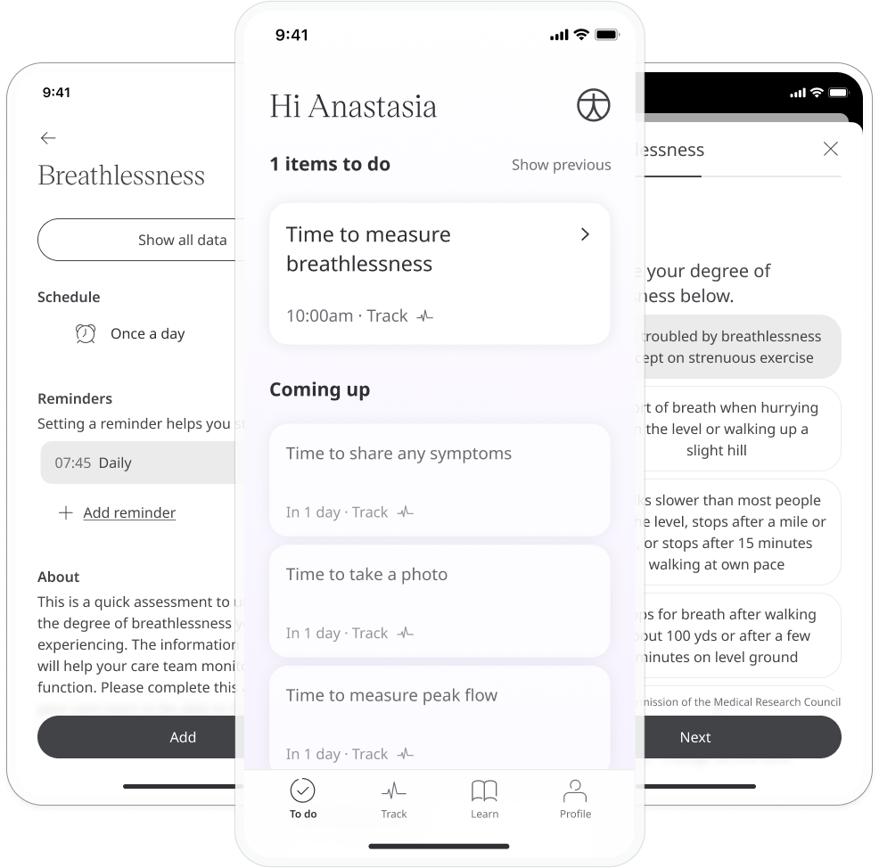 Adding a breathlessness score to Huma App