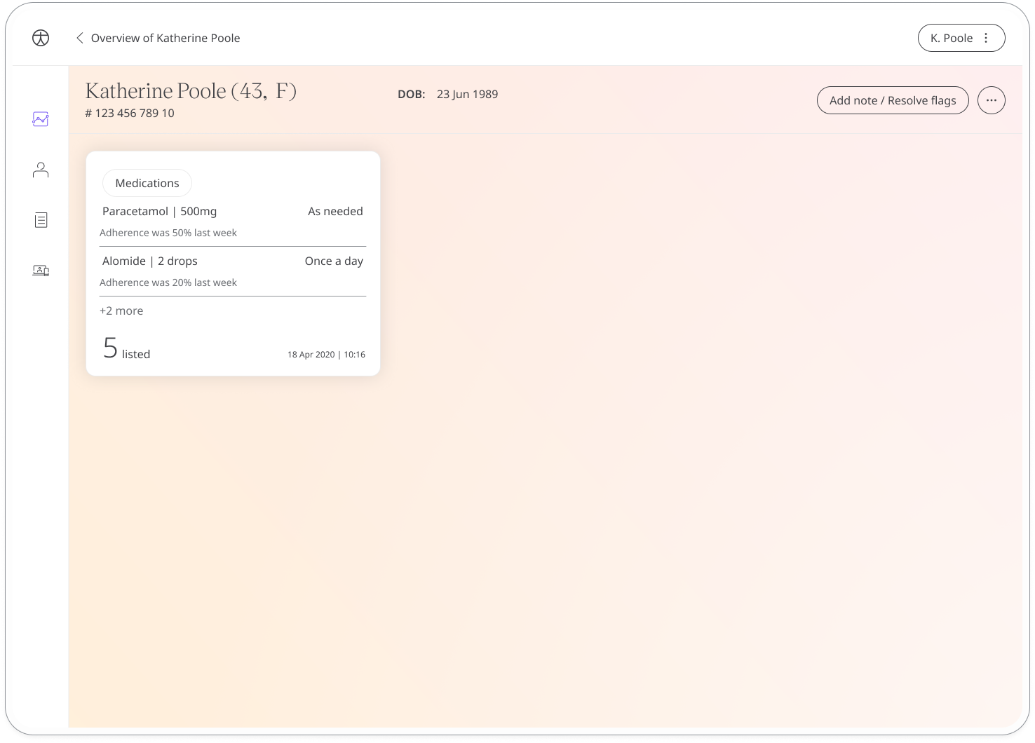 View medications in the Huma Portal