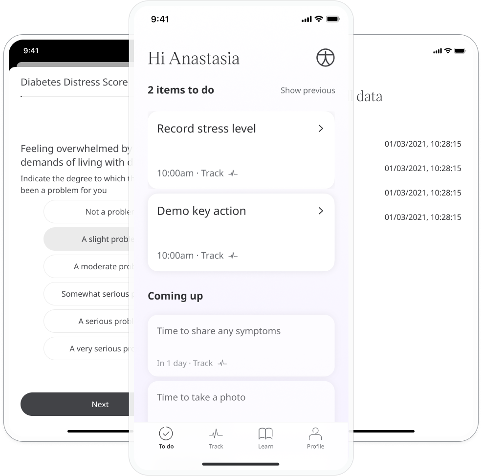 Diabetes Distress Score in the Huma App