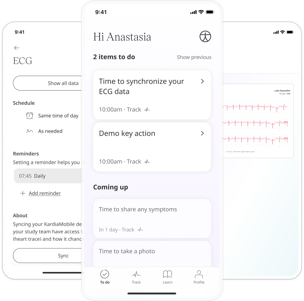 Adding ECG tracking from Apple Watch to Huma App