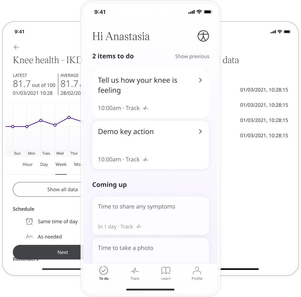 International Knee Documentation Committee in Huma App