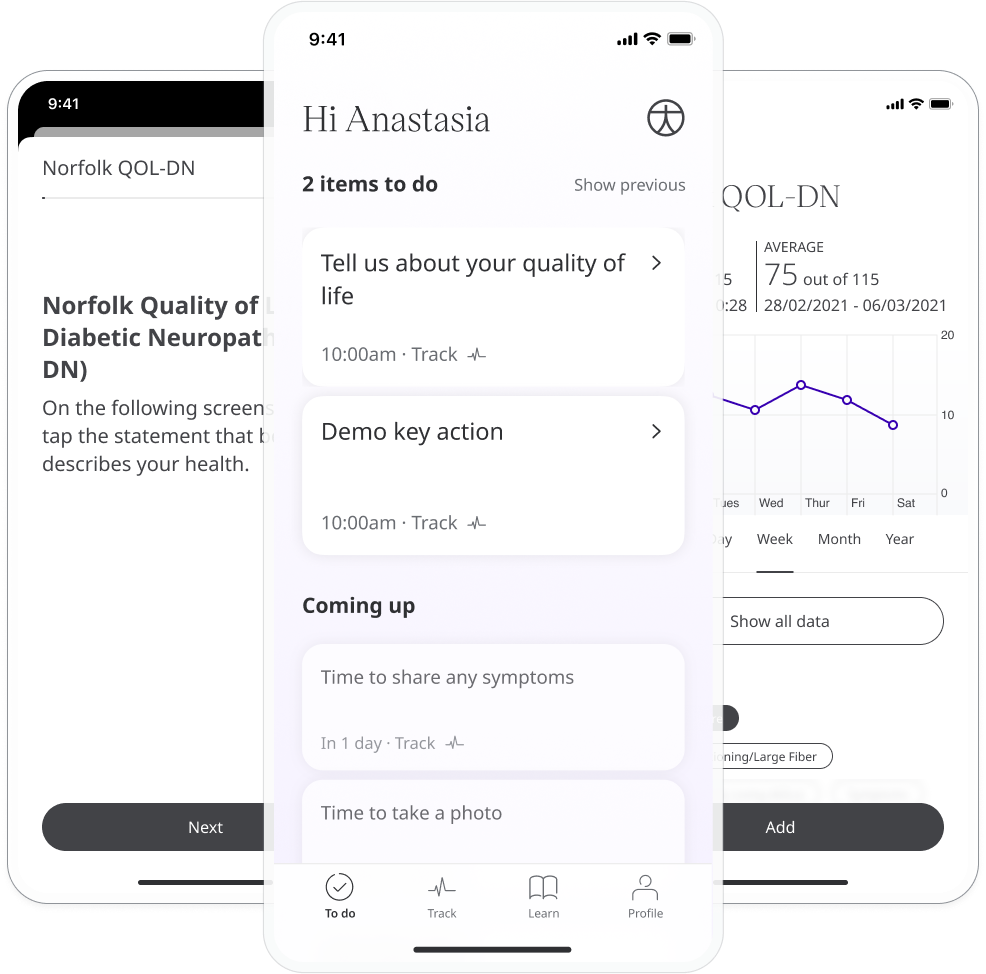 Norfolk Quality of Life-Diabetic Neuropathy (QOL-DN) in Huma App