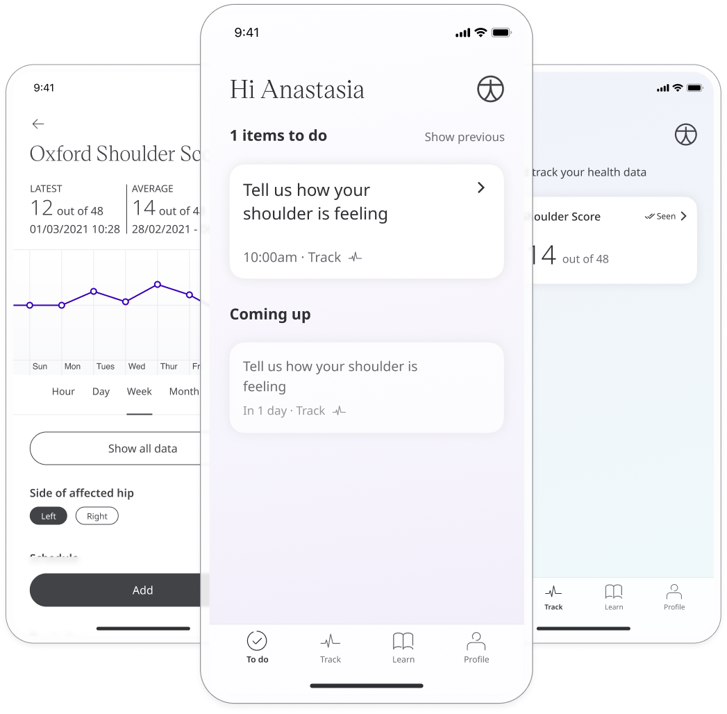 Oxford Shoulder Score in the Huma App